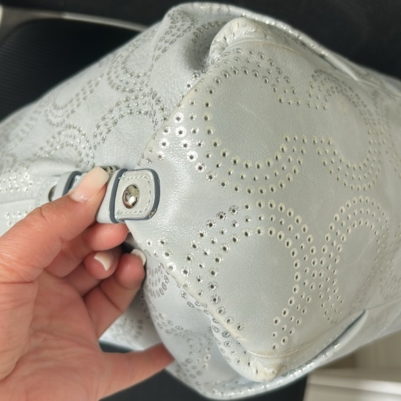 Coach Silver Chain-Embellished Women's Bag - Picture 7 of 14